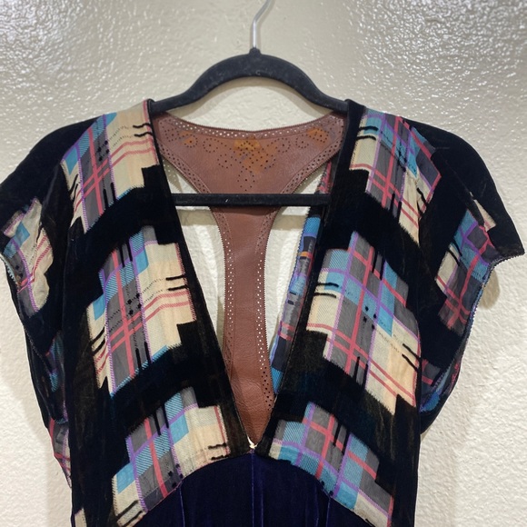 Vintage Jean Paul Gaultier Velvet Dress Size 6 - Picture 9 of 13